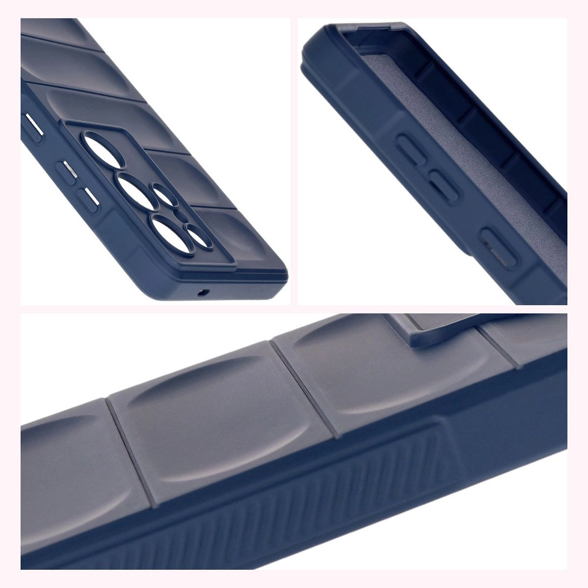 Etui Bizon Tur do Galaxy S25 Ultra Granatowy