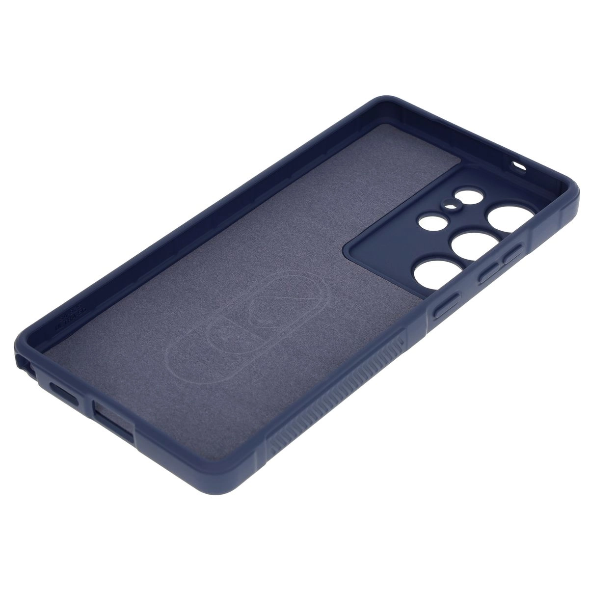Etui Bizon Tur do Galaxy S25 Ultra Granatowy