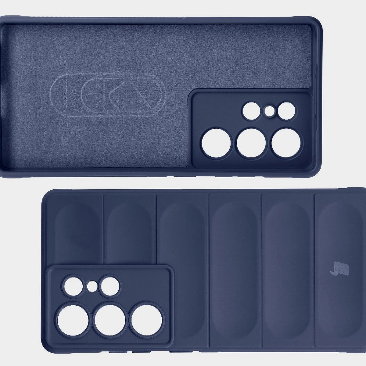 Etui Bizon Tur do Galaxy S25 Ultra Granatowy
