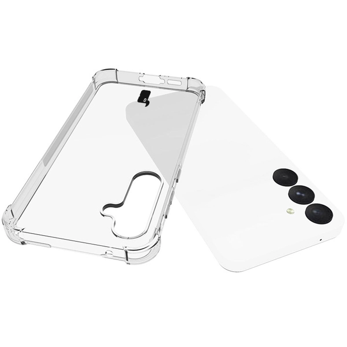 Etui Bizon Elastyczne Salpa do Galaxy A55 5G Przezroczysty