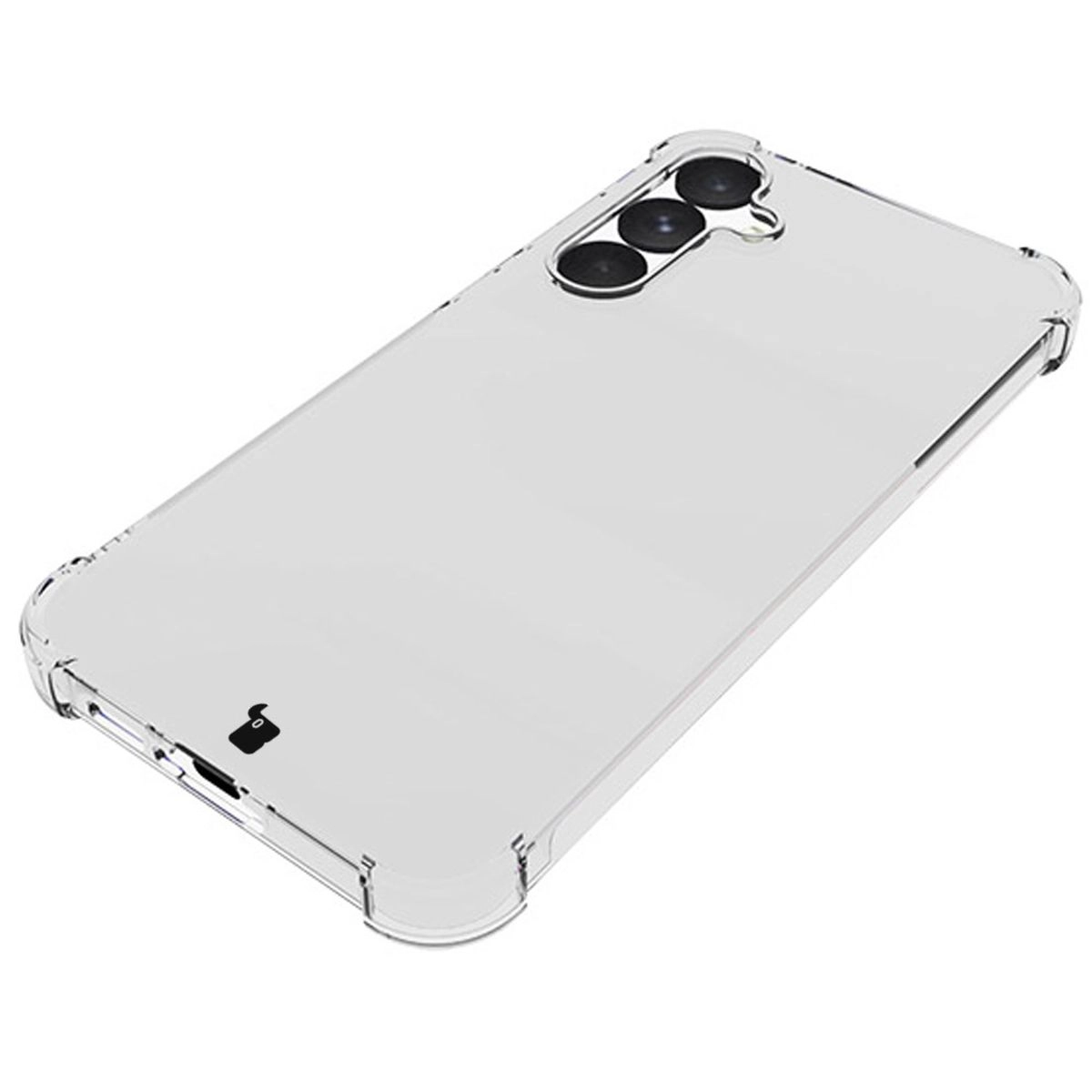 Etui Bizon Elastyczne Salpa do Galaxy A55 5G Przezroczysty