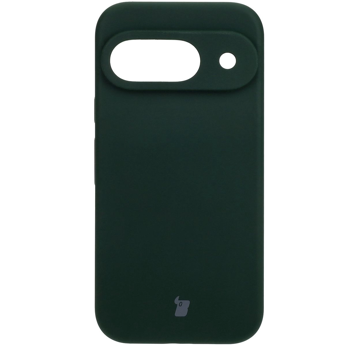 Etui Bizon Silikonowe Soft do Google Pixel 9 Ciemnozielony