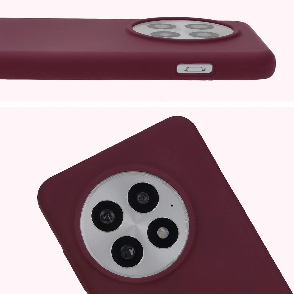 Etui Bizon Silikonowe Soft do OnePlus 13 Ciemno-fioletowy