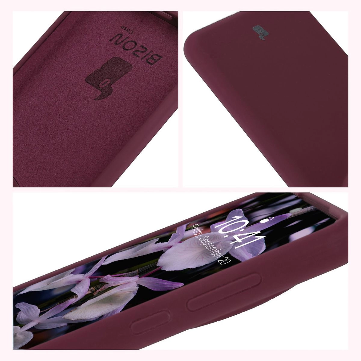 Etui Bizon Silikonowe Soft do OnePlus 13 Ciemno-fioletowy