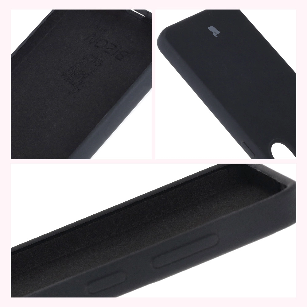 Etui Bizon Silikonowe Soft do Galaxy S25 Plus Czarny