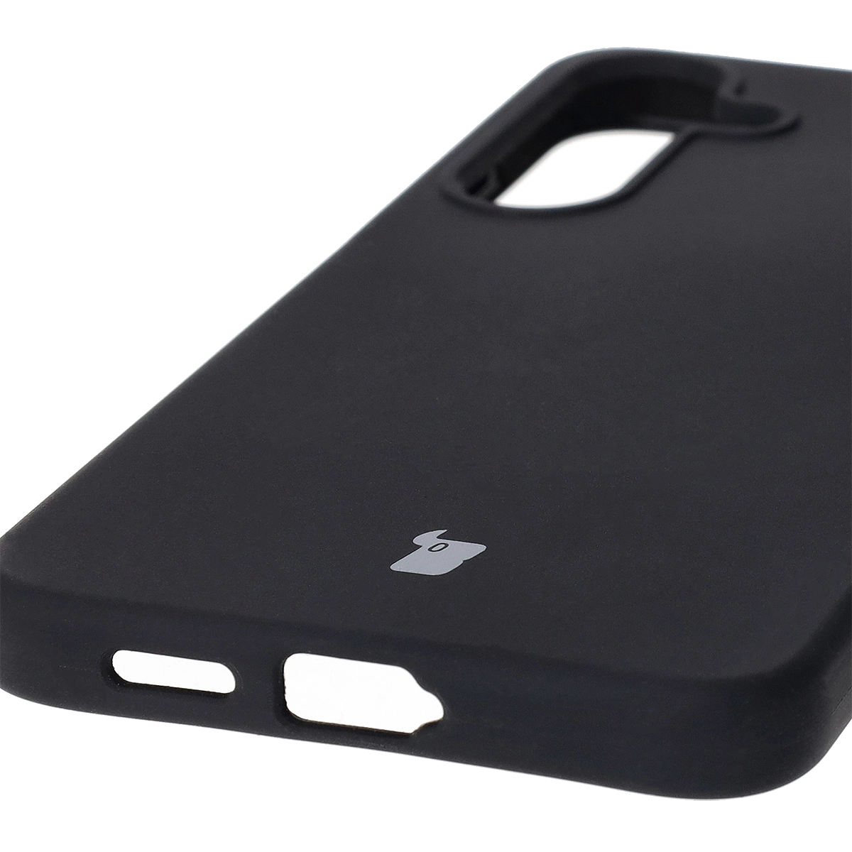Etui Bizon Silikonowe Soft do Galaxy S25 Plus Czarny
