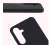 Etui Bizon Silikonowe Soft do Galaxy S25 Plus Czarny