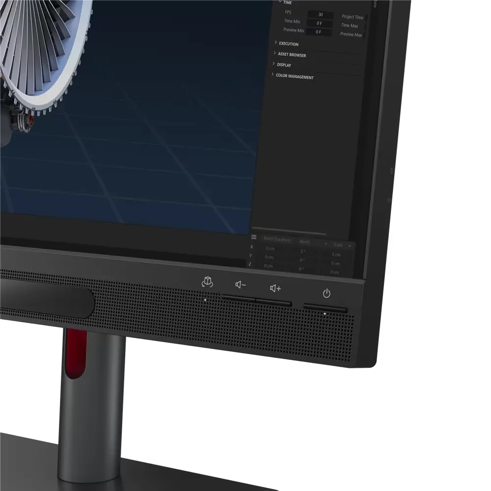 Monitor Lenovo ThinkVision 27 3D (63F1UAT3EU) 27" 4K IPS 60Hz 4ms Profesjonalny Obraz 3D bez okularów