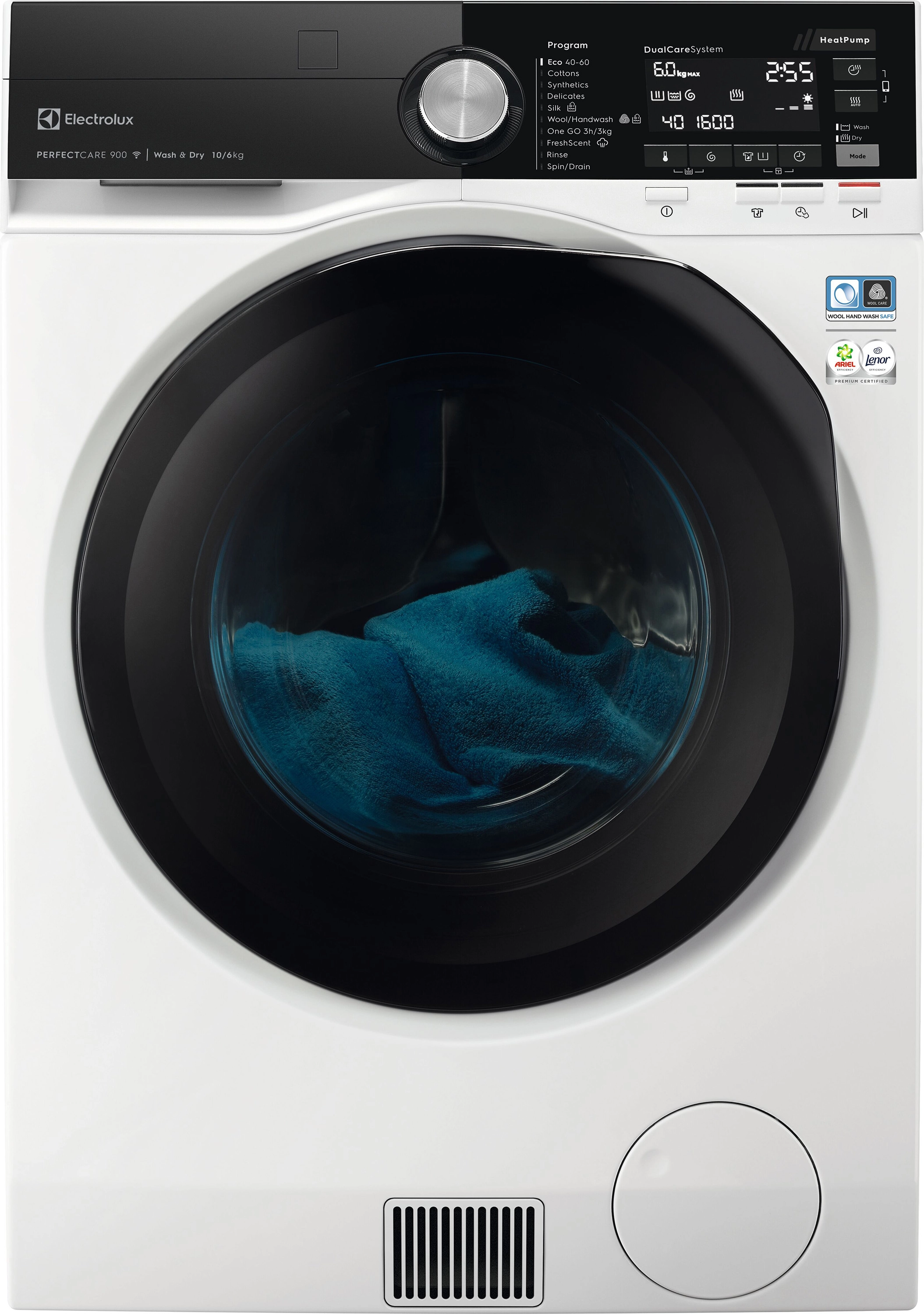 Pralko-suszarka Electrolux 900 DelicateCare EW9WN161BCE 63,6cm Pompa ciepła Zdalne sterowanie