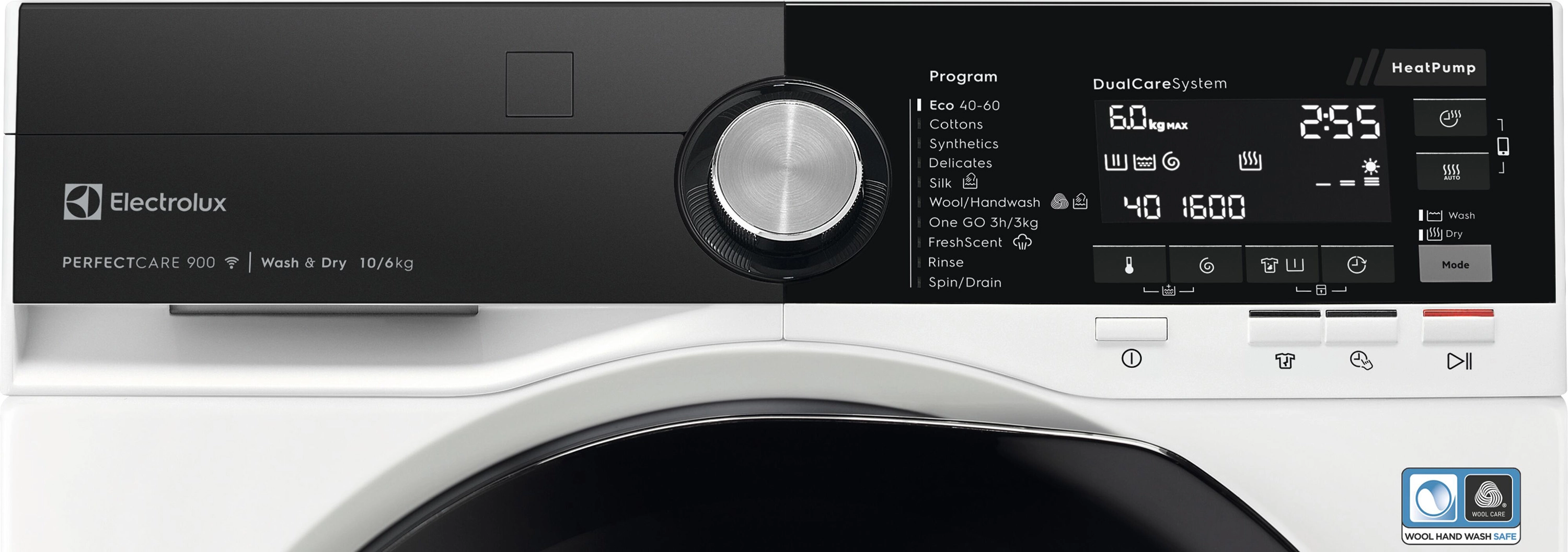 Pralko-suszarka Electrolux 900 DelicateCare EW9WN161BCE 63,6cm Pompa ciepła Zdalne sterowanie
