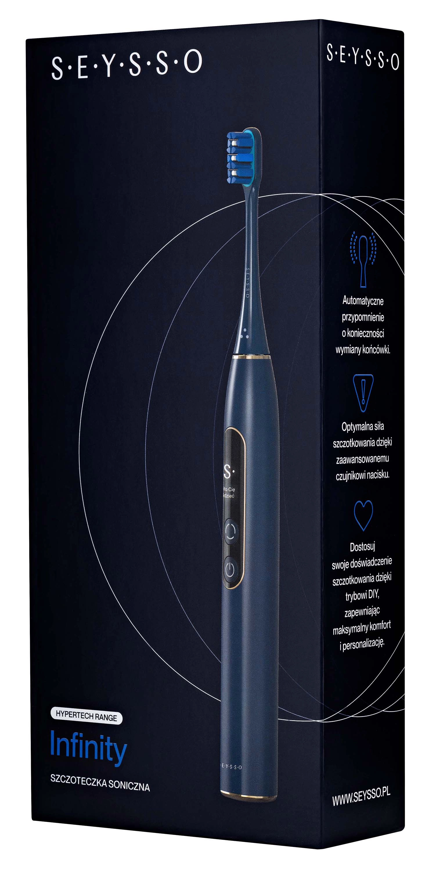 Szczoteczka soniczna SEYSSO Hypertech Infinity