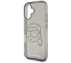 Etui Karl Lagerfeld IML Rhinestones Karl Head do iPhone 16 Czarny