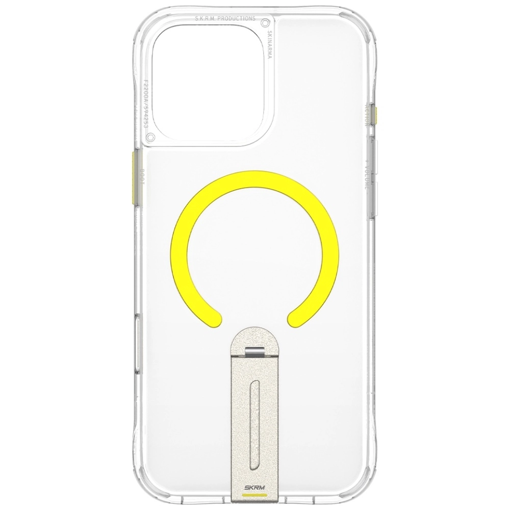 Etui Skinarma Helix Magnetic Charging 360 Rotating Stand do iPhone 16 Pro Przezroczysty