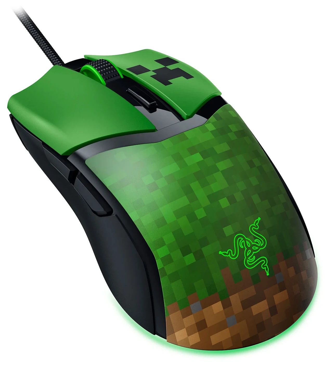 Myszka gamingowa Razer Cobra Minecraft Edition Zielony