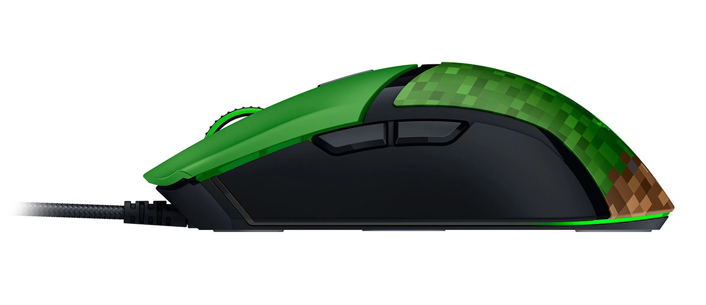 Myszka gamingowa Razer Cobra Minecraft Edition Zielony