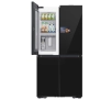 Lodówka Samsung RM90F67CECEO Auto Open Pełny No Frost 185,3cm Kostkarka Zdalne sterowanie Grafitowe szkło