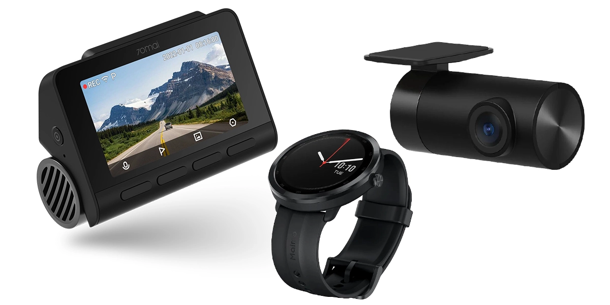 Wideorejestrator 70MAI A810 4K Set + Smartwatch Maimo R WT2001 GPS