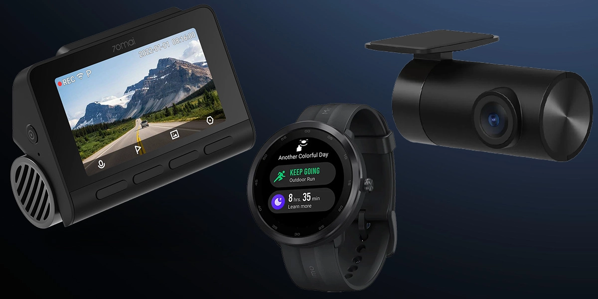 Wideorejestrator 70MAI A810 4K Set + Smartwatch Maimo R WT2001 GPS