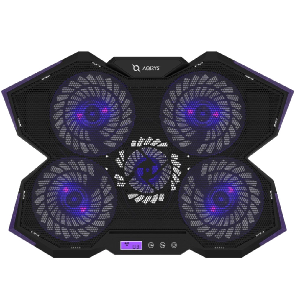 Podstawka chłodząca Aqirys Spider Czarny