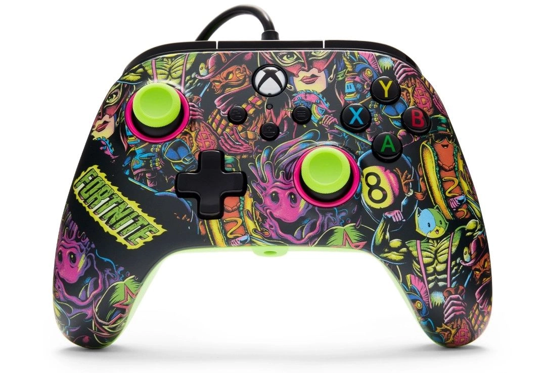 Pad PowerA Advantage Wired Controller Fortnite Glow do Xbox Series X/S, Xbox One, PC Przewodowy