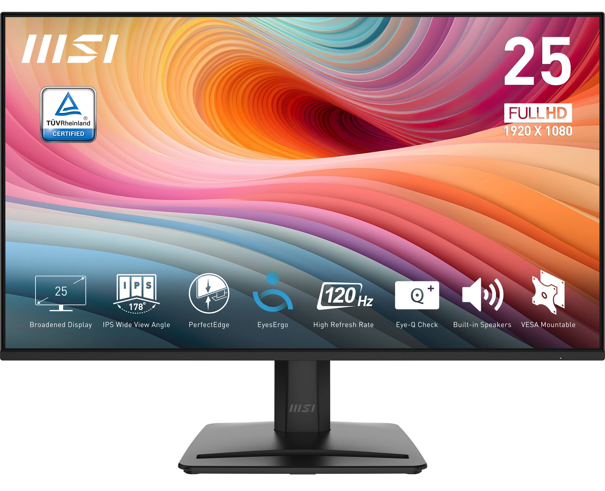 Monitor MSI Pro MP251 E2 24,5" Full HD IPS 120Hz 1ms MPRT
