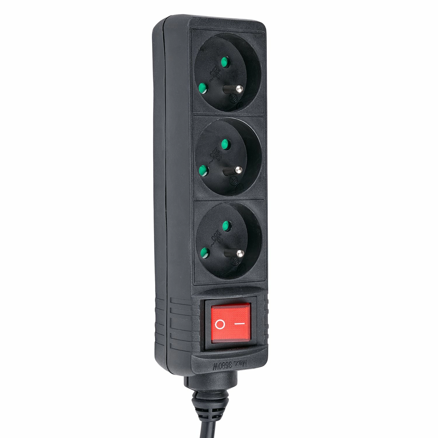 Listwa Hama P2223744 "STANDARD" 3 Gniazda 3m Czarny