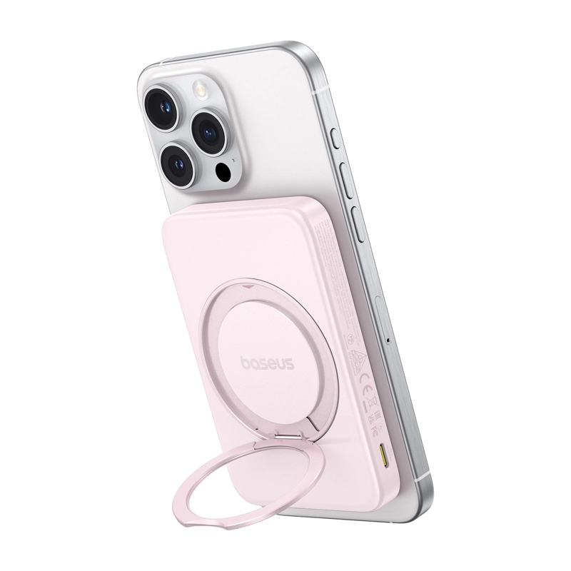 Powerbank Baseus PicoGo Qi2 5000mAh 20W Różowy