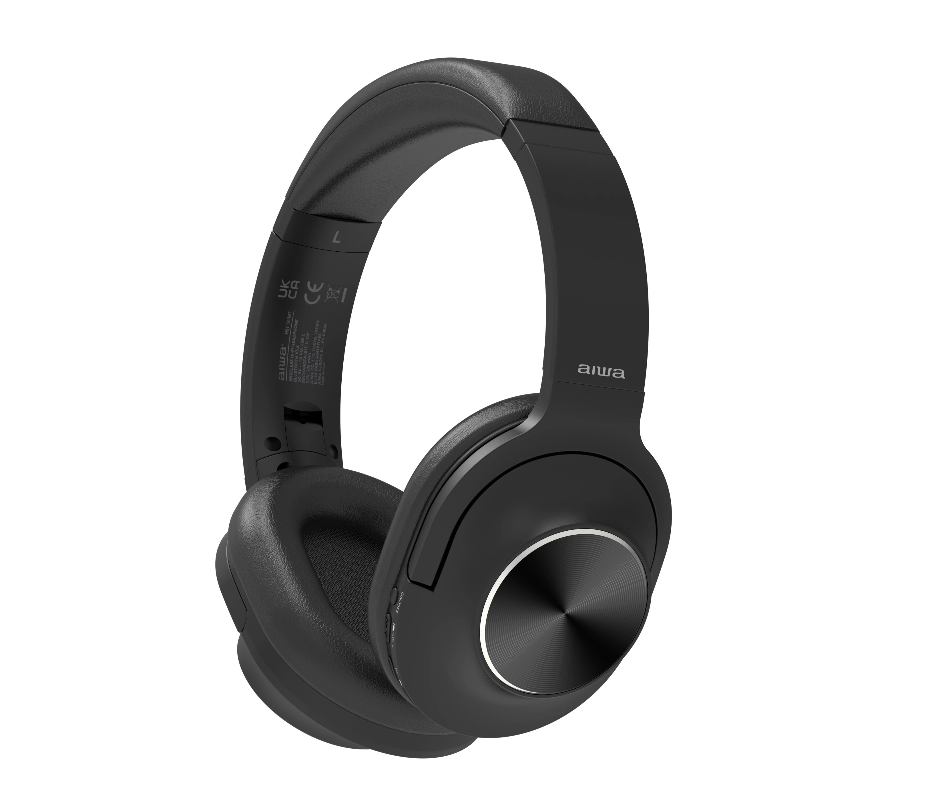 Słuchawki bezprzewodowe Aiwa HST-220BT Nauszne Bluetooth 5.4 Czarny