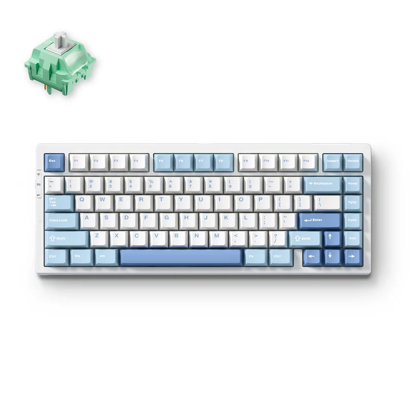 Klawiatura mechaniczna MCHOSE G75 Pro Cabbage Tofu Switch V2 Biało-niebieski
