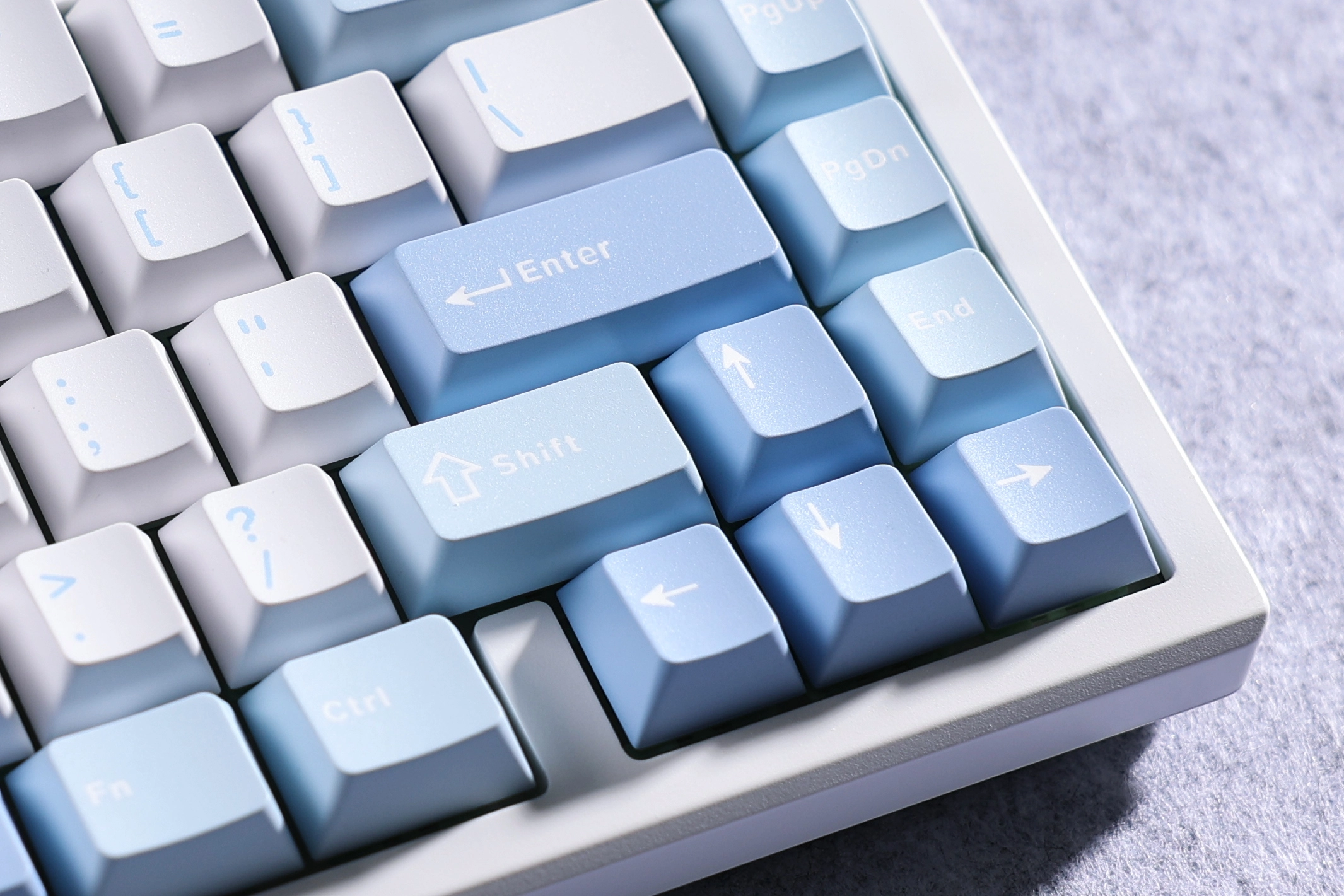 Klawiatura mechaniczna MCHOSE G75 Pro Cabbage Tofu Switch V2 Biało-niebieski