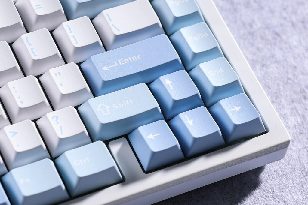 Klawiatura mechaniczna MCHOSE G75 Pro Cabbage Tofu Switch V2 Biało-niebieski