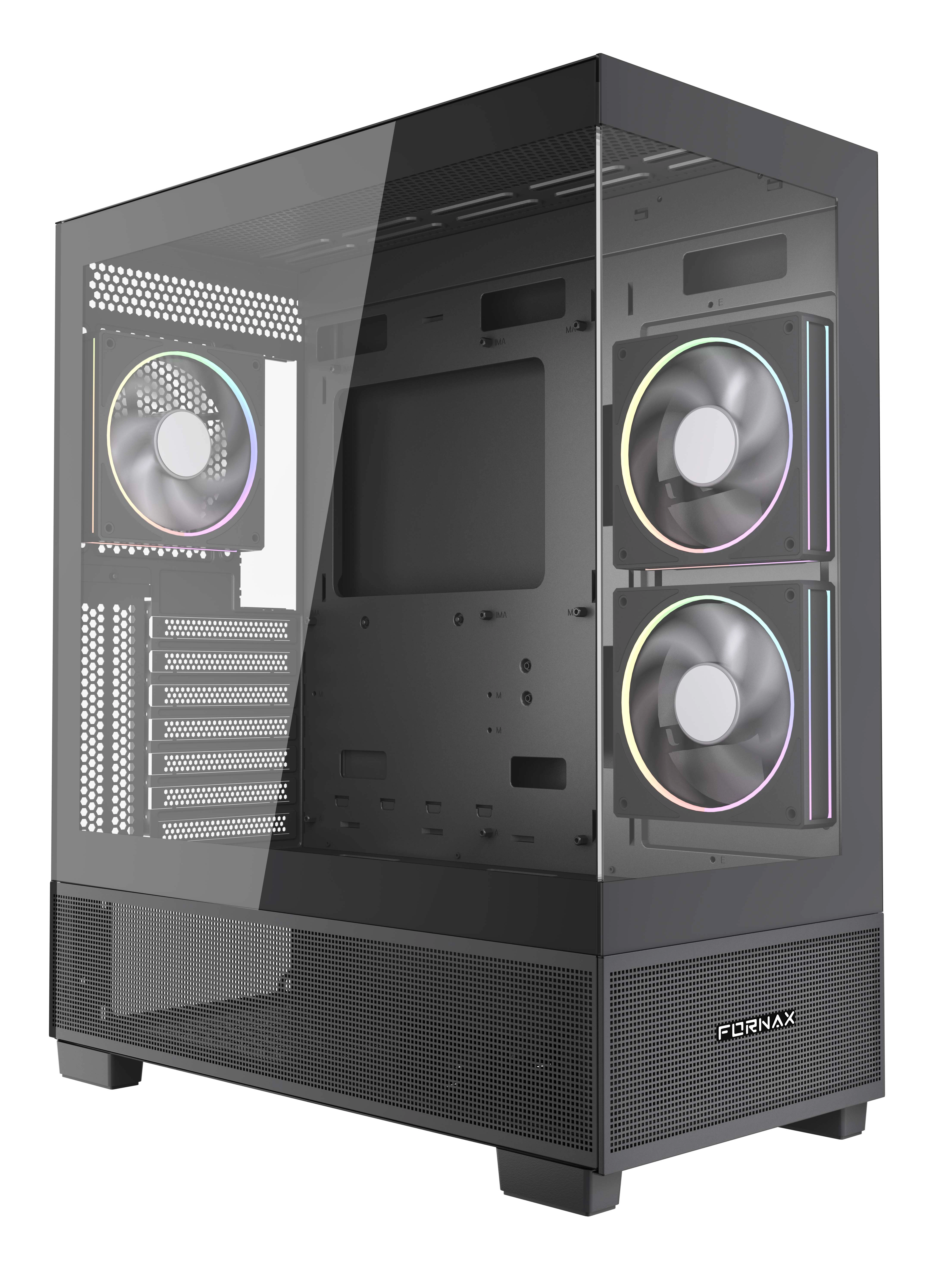 Obudowa Gembird Fornax X550 Czarny