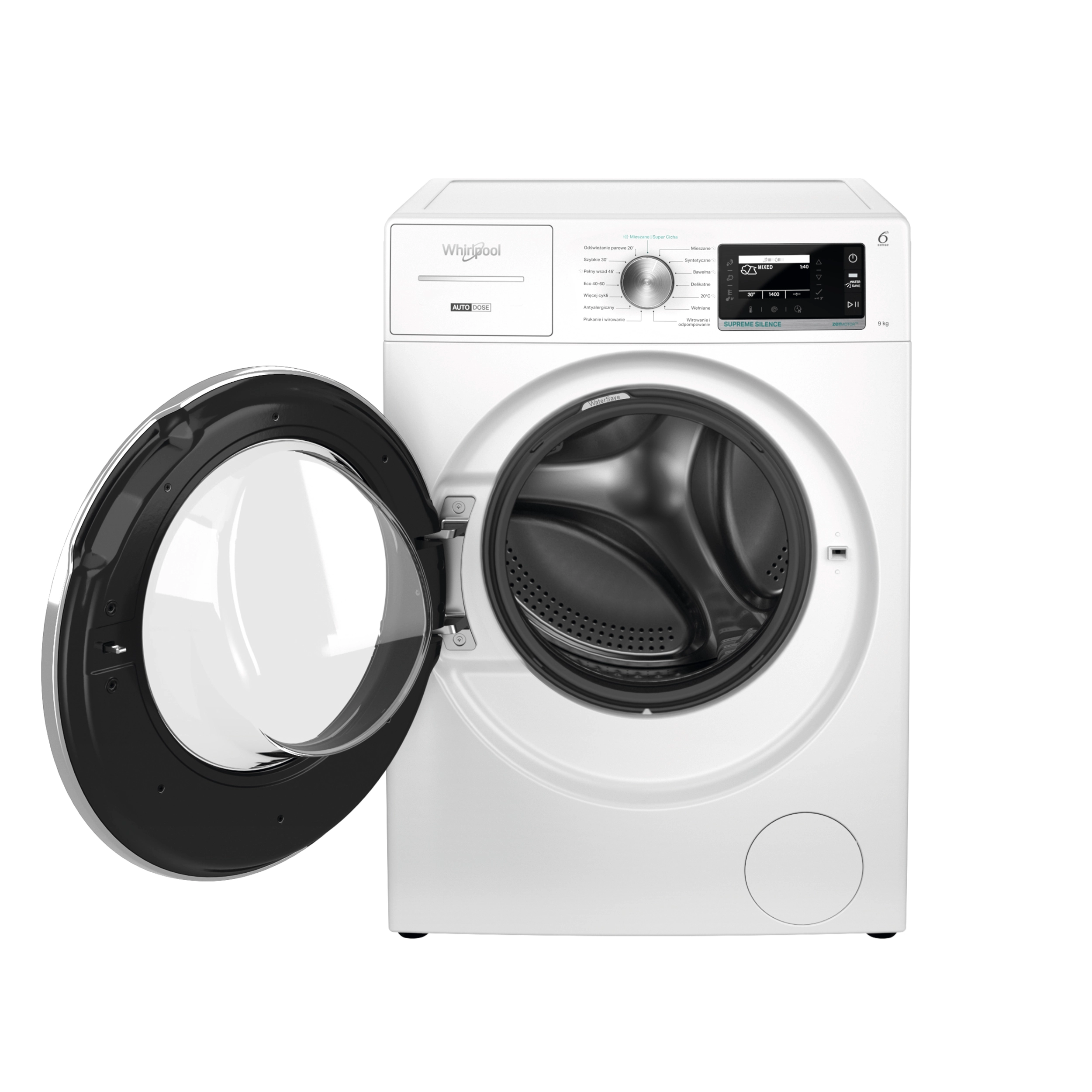 Pralka Whirlpool AutoDose W8 99AD Supreme Silence 9kg 1400obr/min