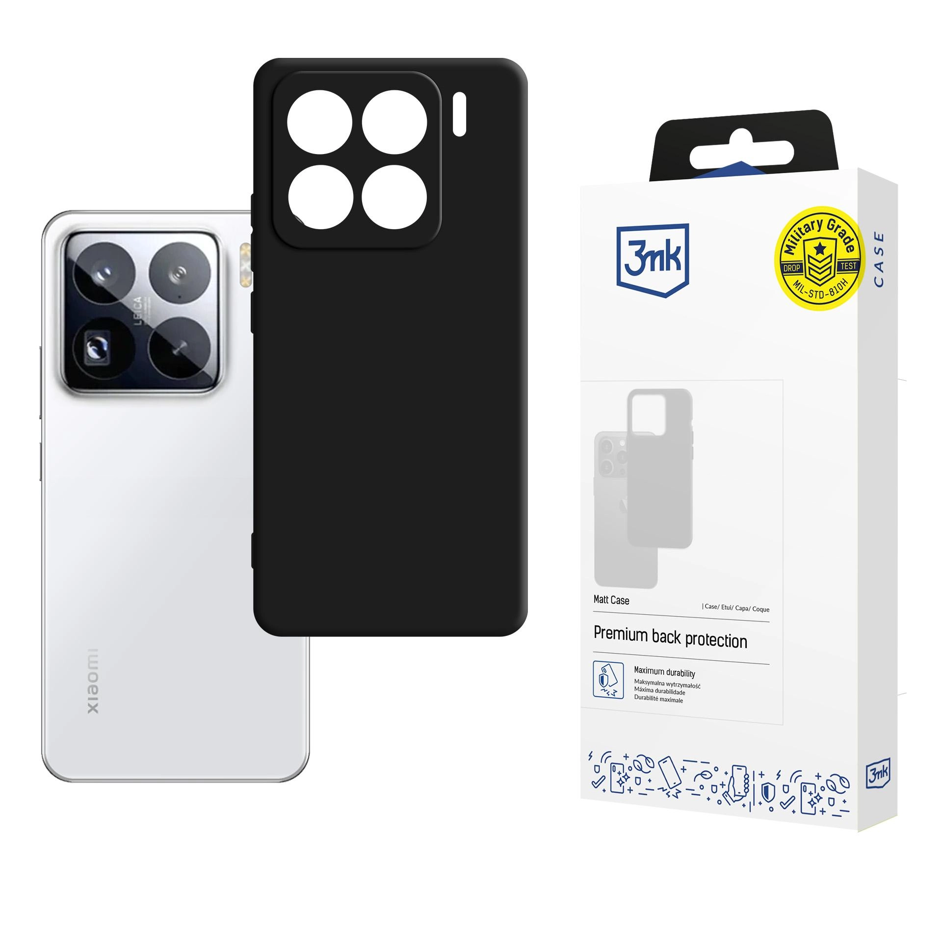 Etui 3mk Matt Case do Xiaomi 15 Pro Czarny