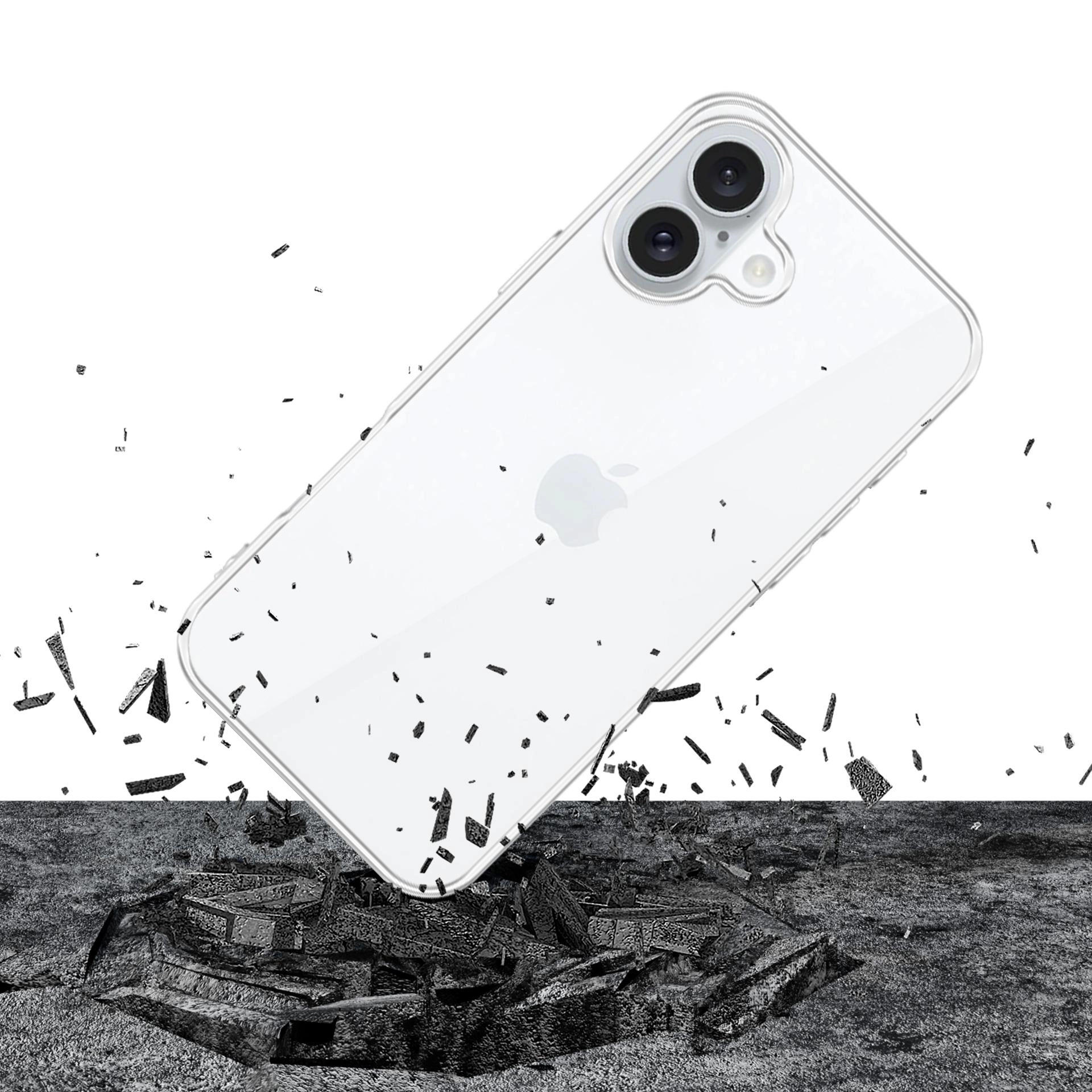Etui 3mk Clear Case do iPhone 16 Przezroczysty