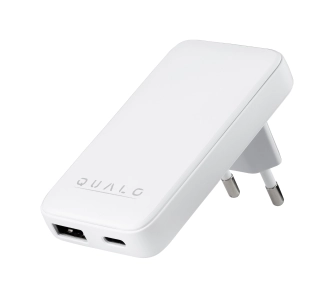 Ładowarka sieciowa QUALO QLSGNUSAC45 USB USB-C 45W Biały