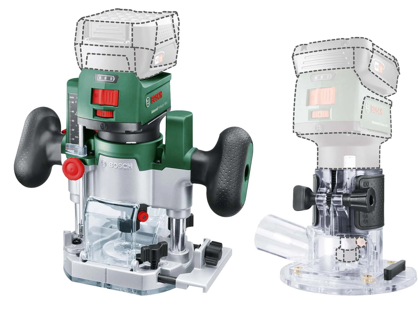 Frezarka akumulatorowa Bosch AdvancedTrimRouter 18V-8 06039D5002