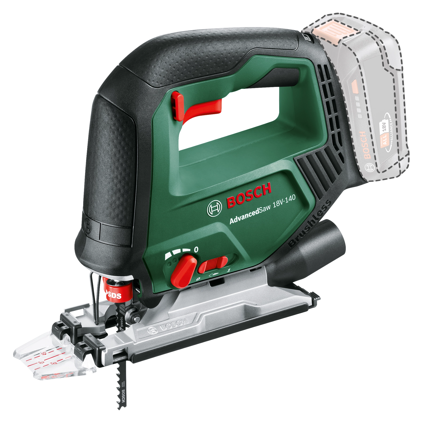 Wyrzynarka Bosch AdvancedSaw 18V-140 0603013002