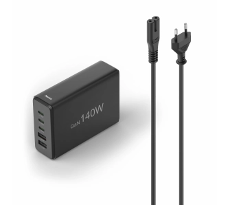 Ładowarka USB Hama 201978 140W 3x USB-C, 2x USB-A Czarny