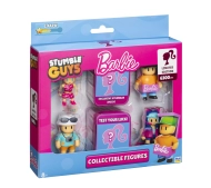 PMI Kids World Stumble Guys X Barbie Figures - 6 Pack Deluxe Box Ver.A