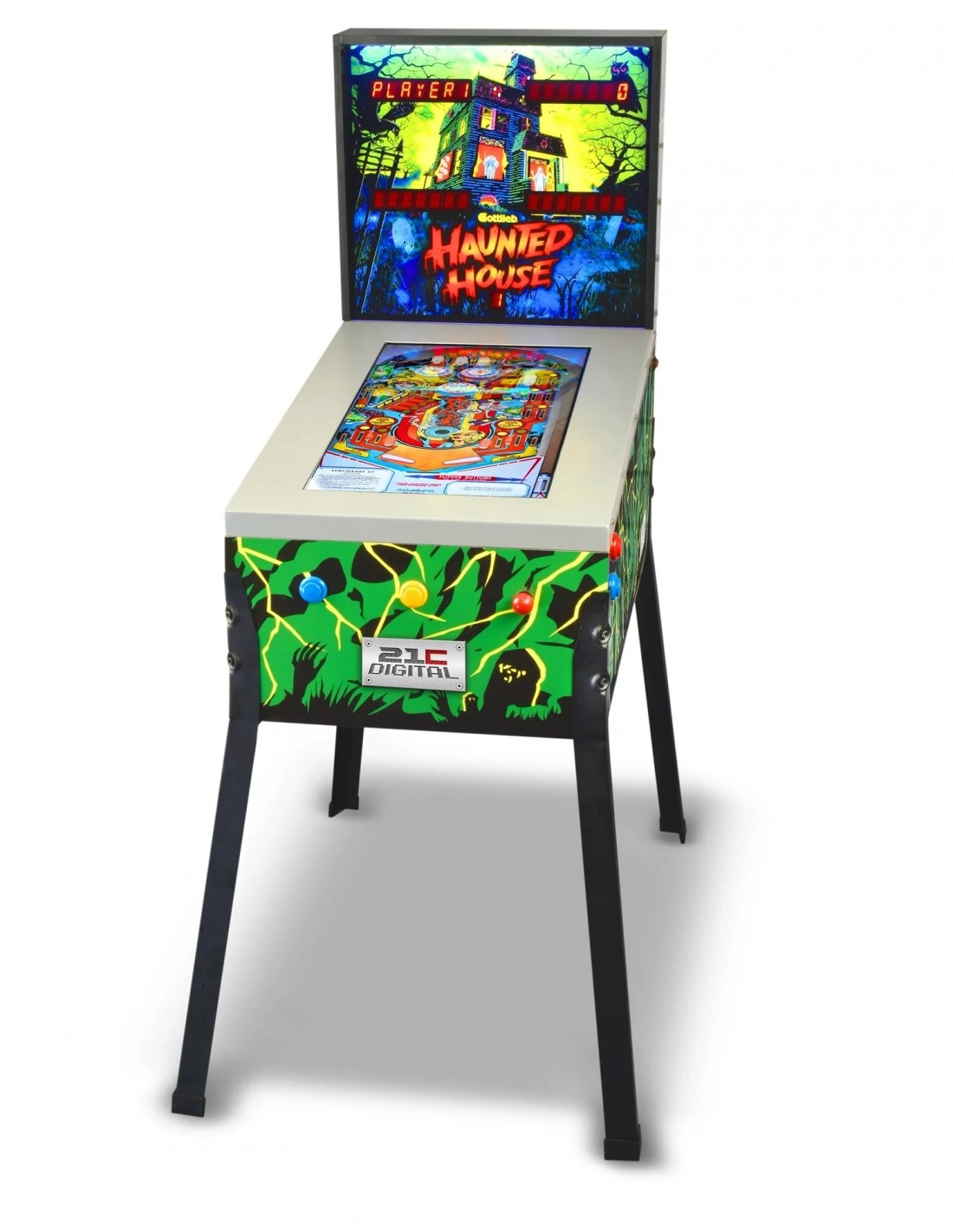 Flipper Toy Shock Haunted House Pinball 12w1