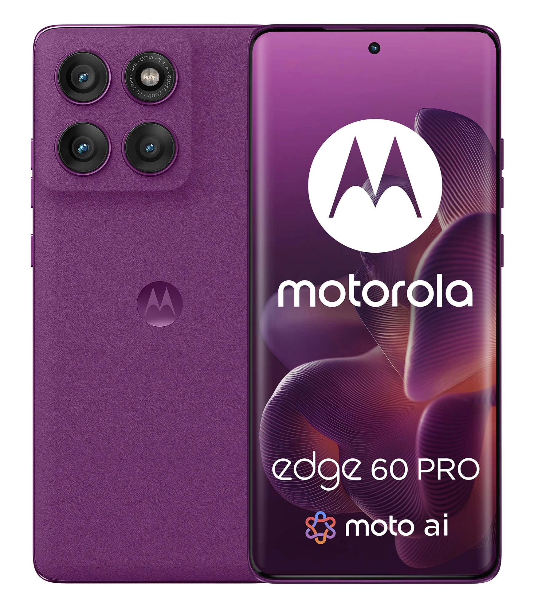 Motorola edge 60 Pro 12/512GB Funkcje AI 6,7" 120Hz 50Mpix Purpurowy