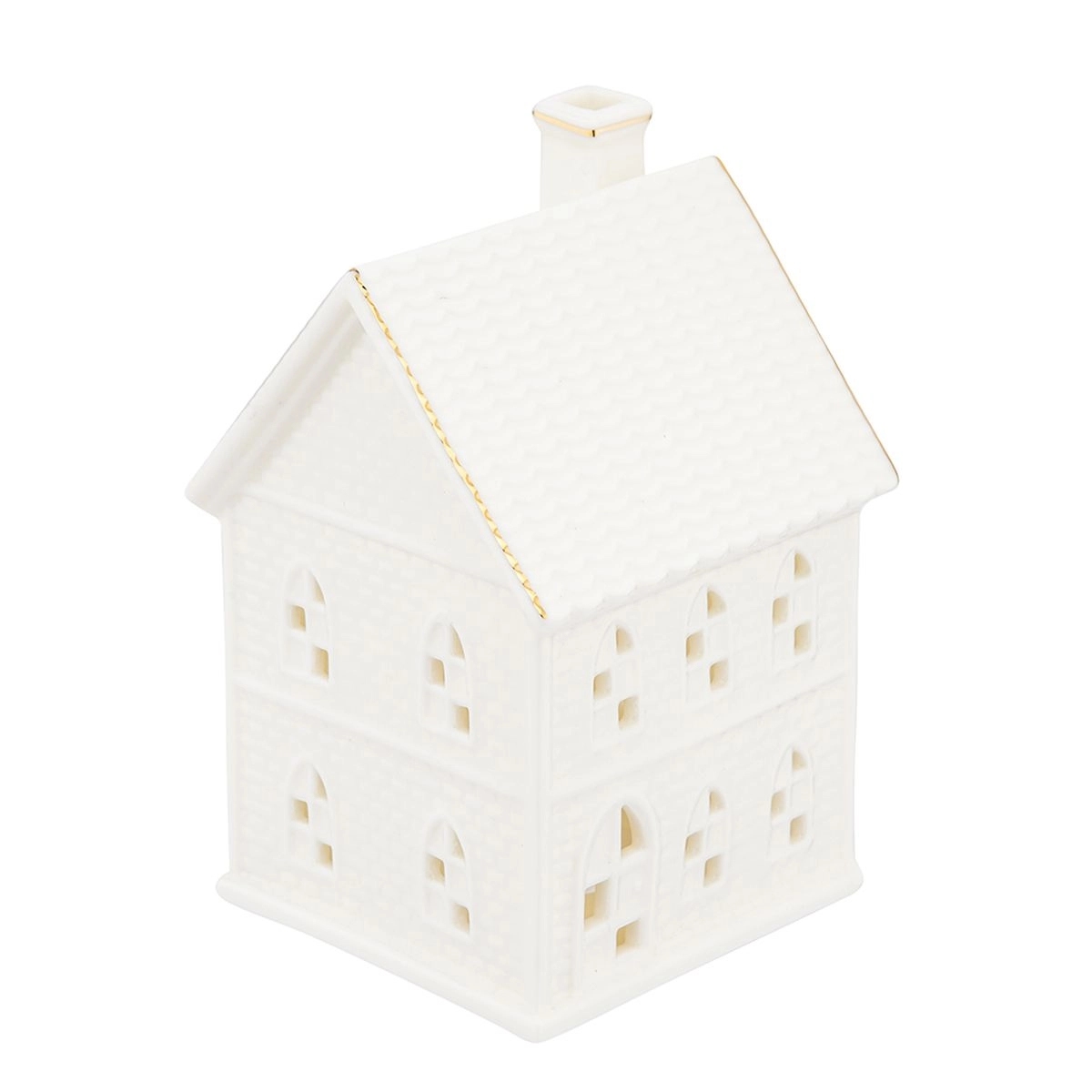 Świecznik Altom Design Domek LED 1701001277 Biały