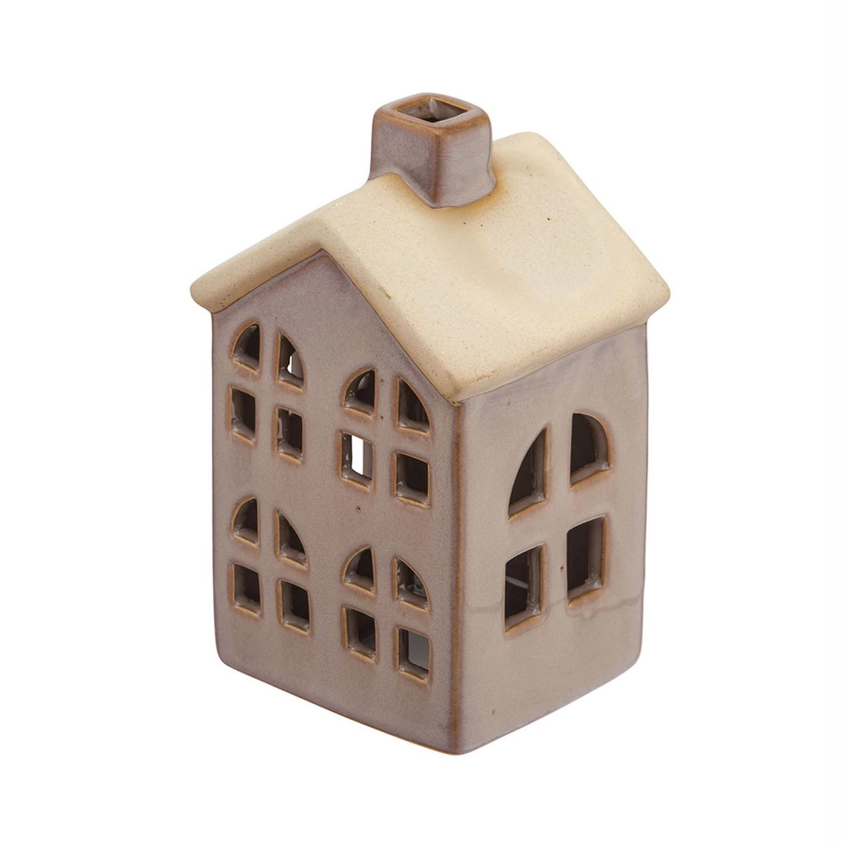 Świecznik Altom Design Domek LED 1701001306 Brązowy