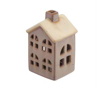 Świecznik Altom Design Domek LED 1701001306 Brązowy