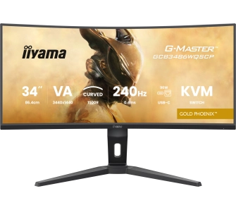 Monitor iiyama G-Master GCB3486WQSCP-B1 34" 3K VA 240Hz 0,4ms MPRT Zakrzywiony Gamingowy