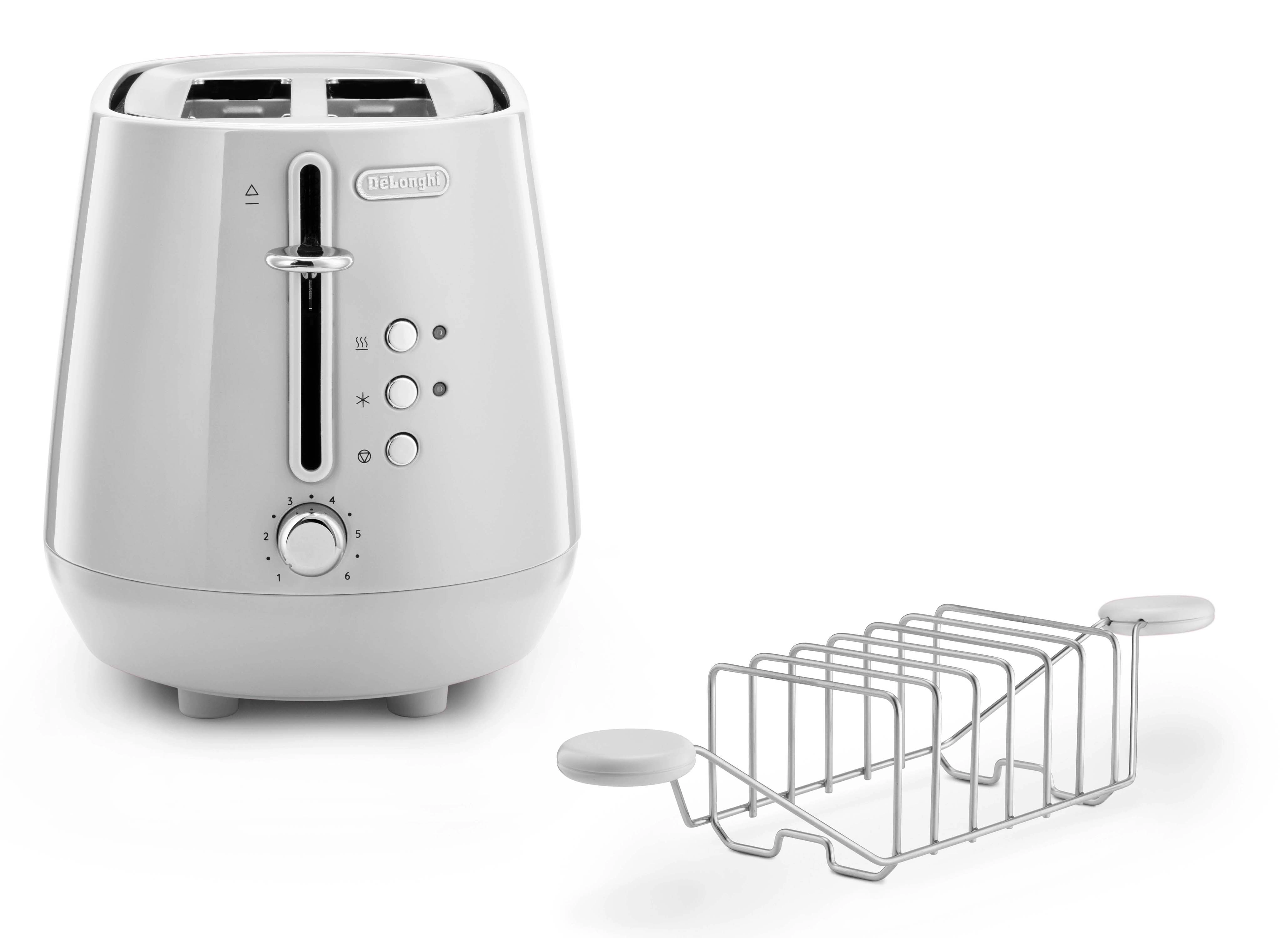 DeLonghi Eclettica CTY2103.W Ruszt do bułek Rozmrażanie 900W