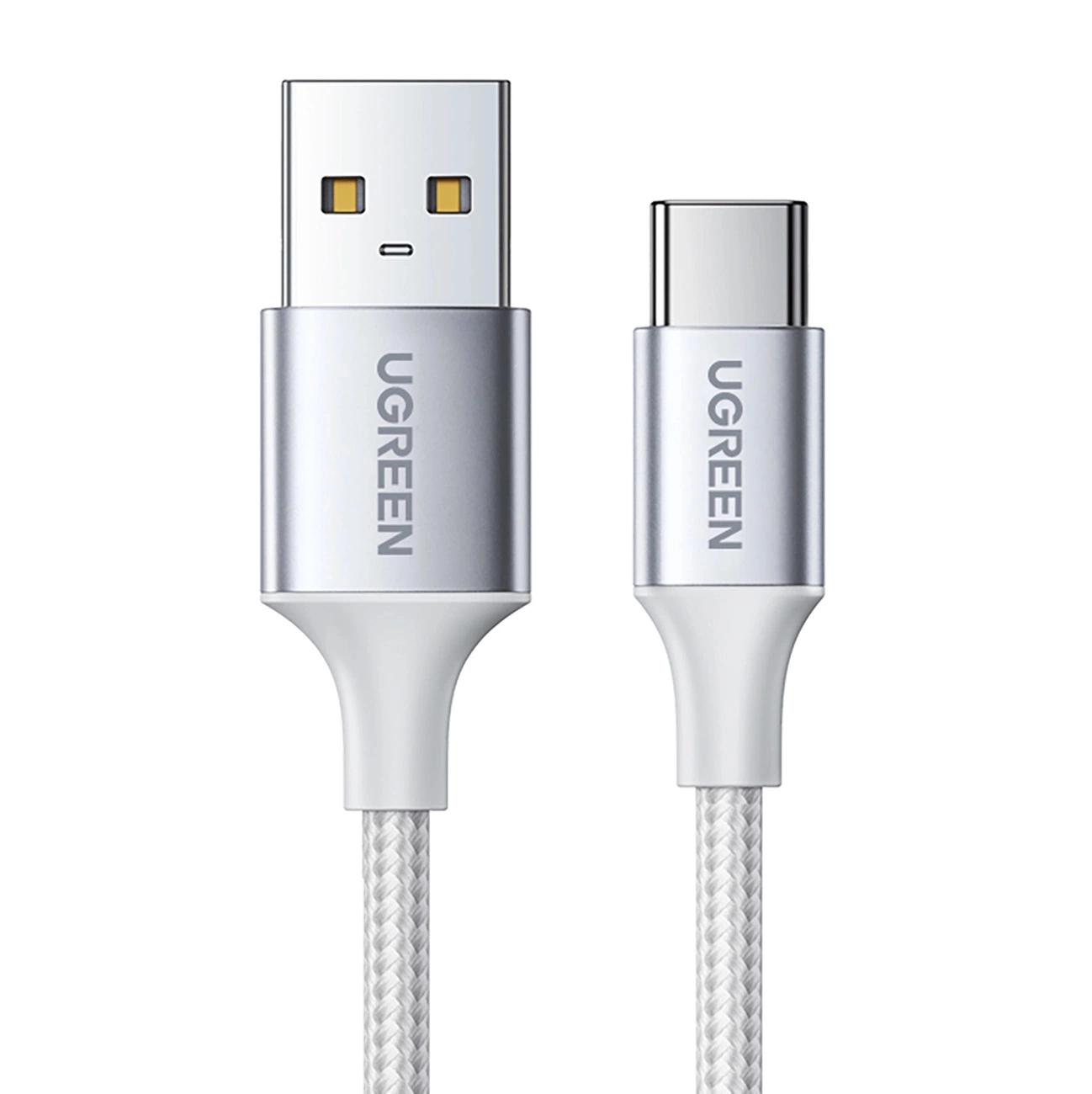 Kabel UGREEN US288 USB-A do USB-C QuickCharge 3.0 0,5m Biały