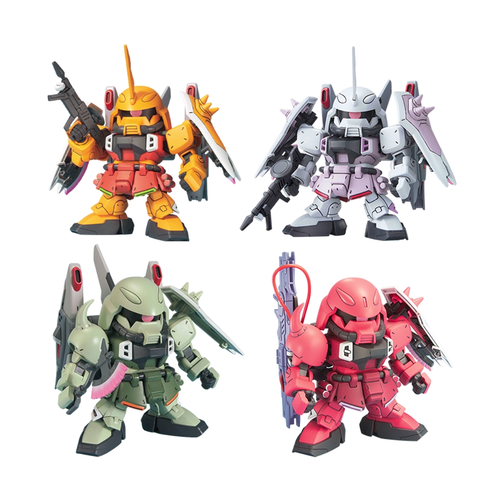 Model do składania Bandai BB SENSHI ZGMF ZAKU SERIES SET