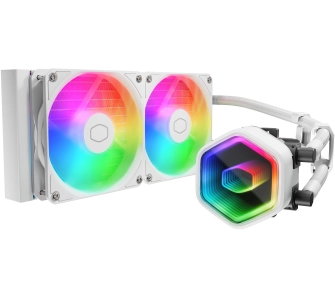 Chłodzenie Cooler Master MasterLiquid 240 Core II ARGB Biały